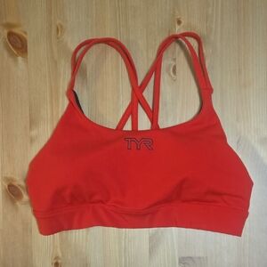 TYR Vibrant Red Sports Bra